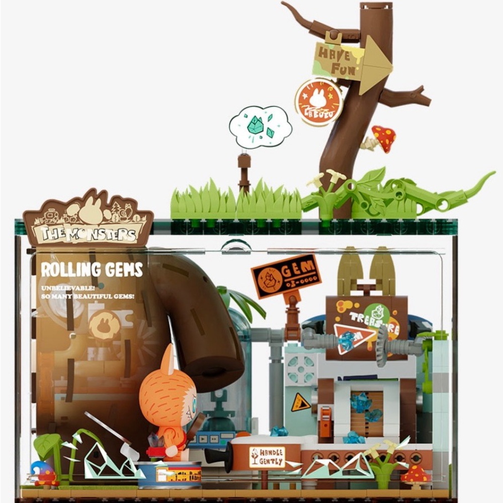The Monsters Rolling Gems Playset - Multicolor
